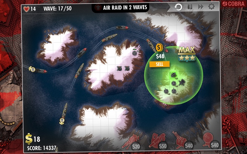 Скриншоты iBomber Defense