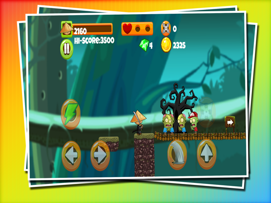 تصاویر Samurai Vs Zombies - Ninja fairy and Samurai fighting run jump Adventure Free Game iPad 