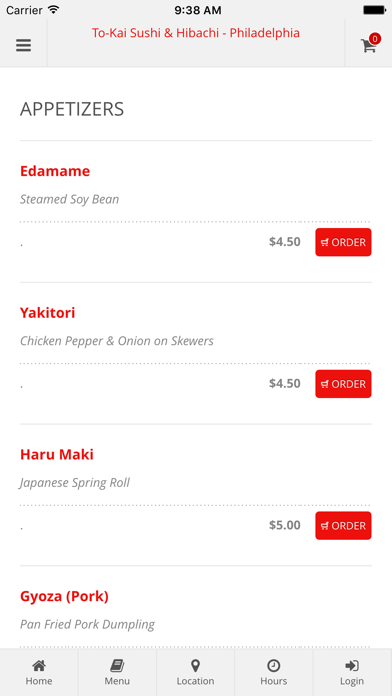 To-Kai Sushi & Hibachi - Philadelphia Online Ordering Ekran Görüntüleri