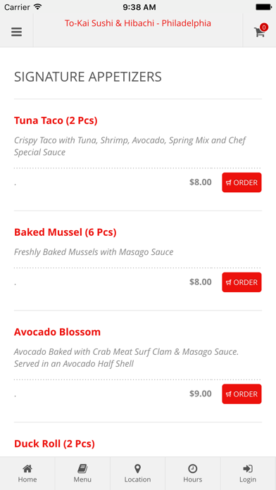 To-Kai Sushi & Hibachi - Philadelphia Online Ordering Ekran Görüntüleri