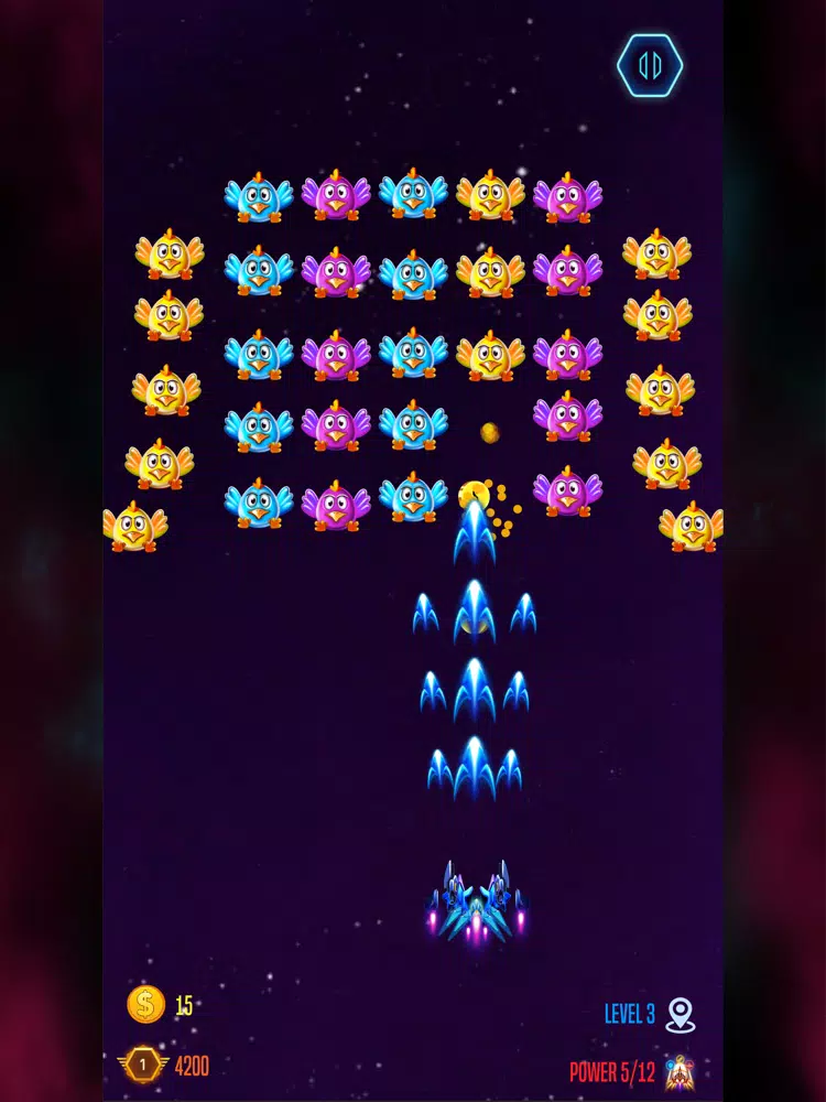 ภาพหน้าจอของ Galaxy Defense War iPad 
