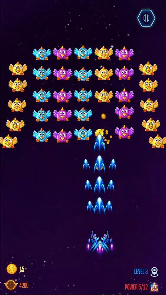ภาพหน้าจอของ Galaxy Defense War
