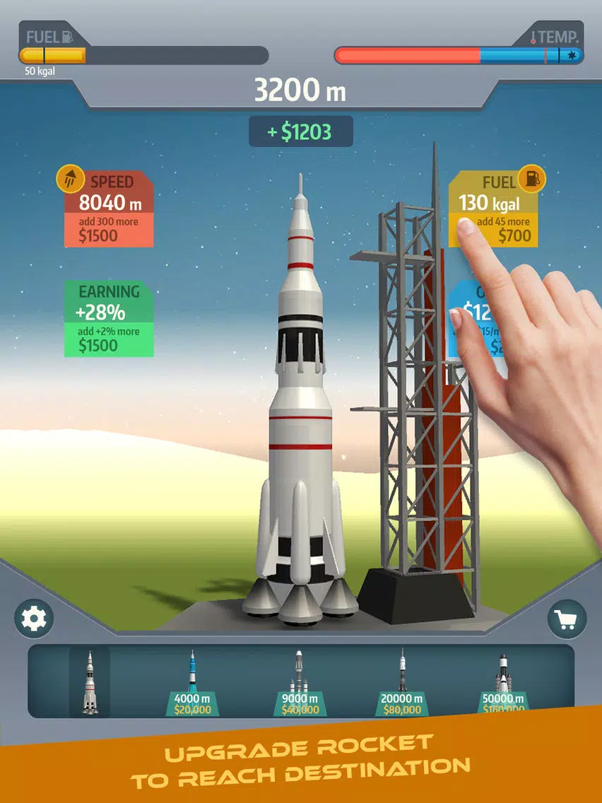 Rocket Launch ! iPad Screenshots