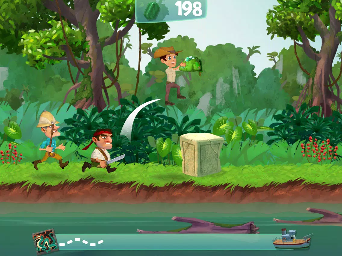 The Amazing Quest, the forgotten treasure - An adventure game for kids iPad Screenshots