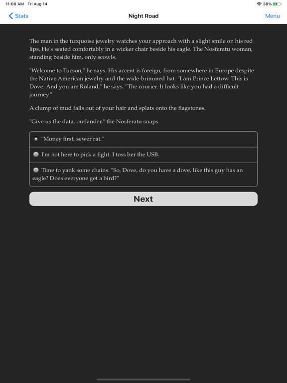 Vampire — Night Road iPad Screenshots