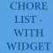 Chore List - with Widget