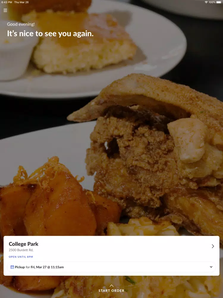 World Changers Dining Services iPad Screenshots