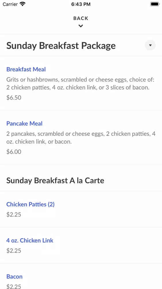 World Changers Dining Services Screenshots