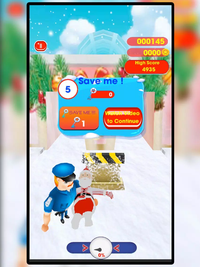 Christmas Santa Subway Run iPad 應用截圖