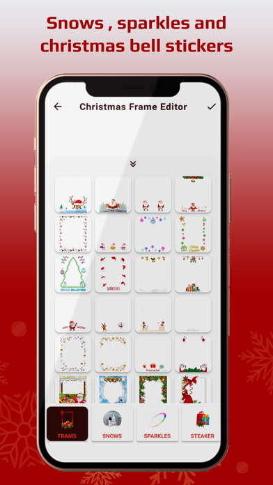 Christmas Photo Fram Editor Screenshots