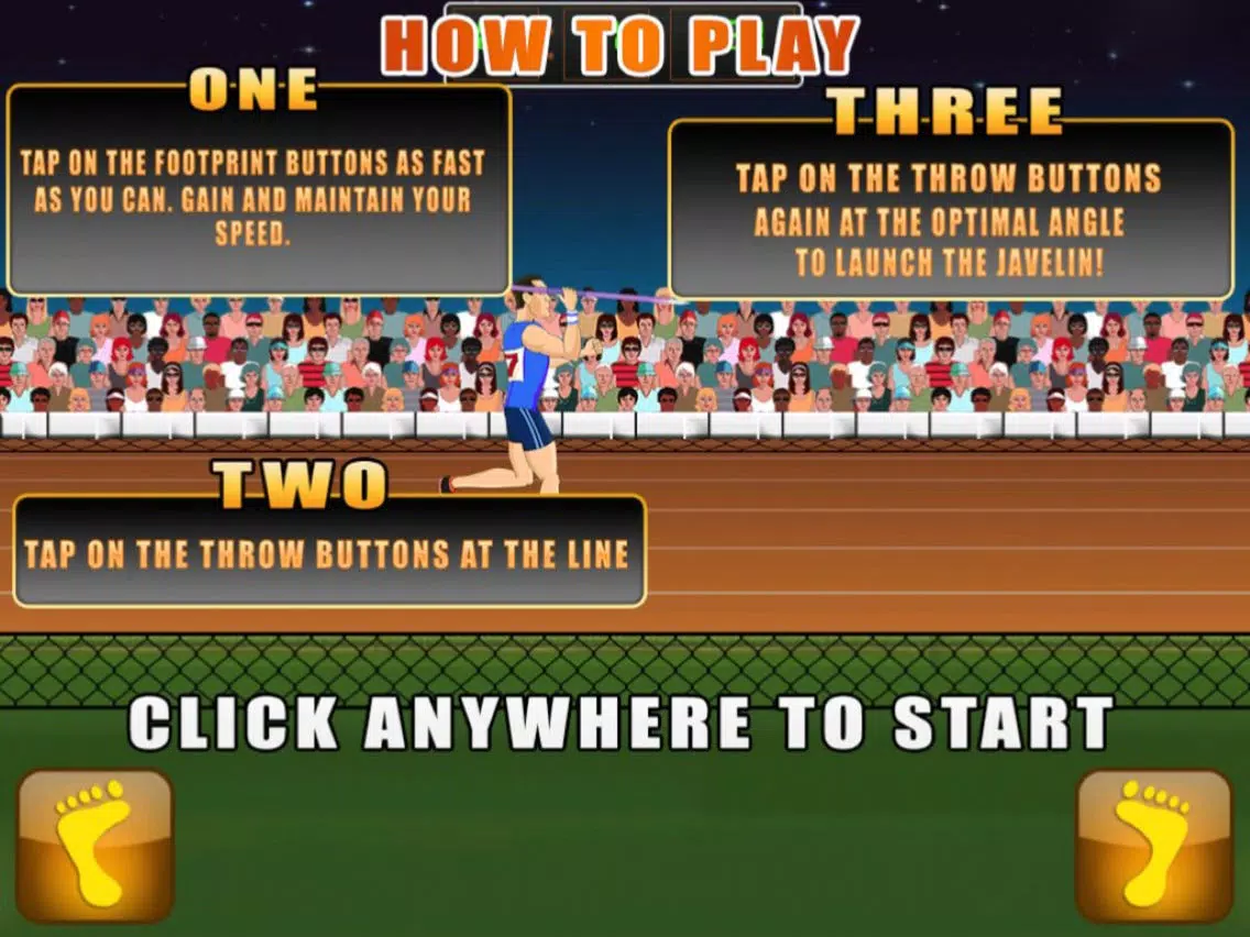 Javelin Race - Track & Field iPad Screenshots