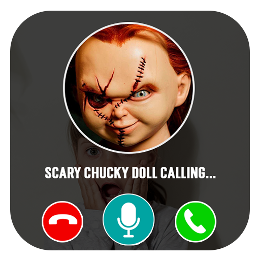 Scary Chucky Doll video call