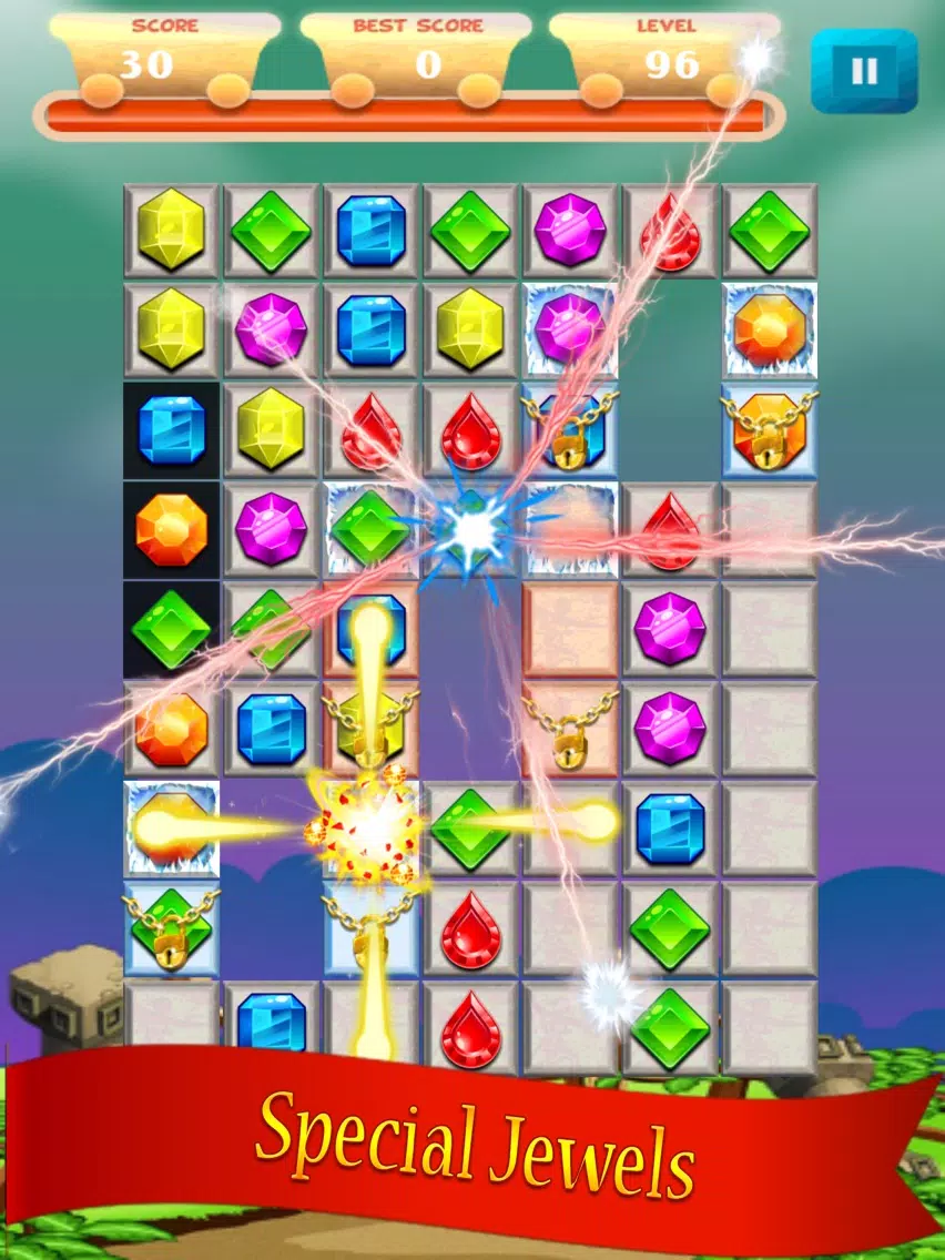 Jewels Quest Deluxe iPad Screenshots
