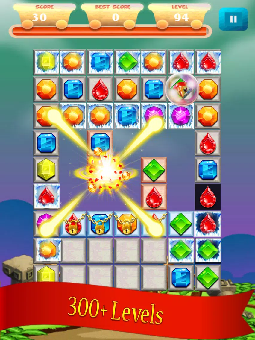 Jewels Quest Deluxe iPad Screenshots
