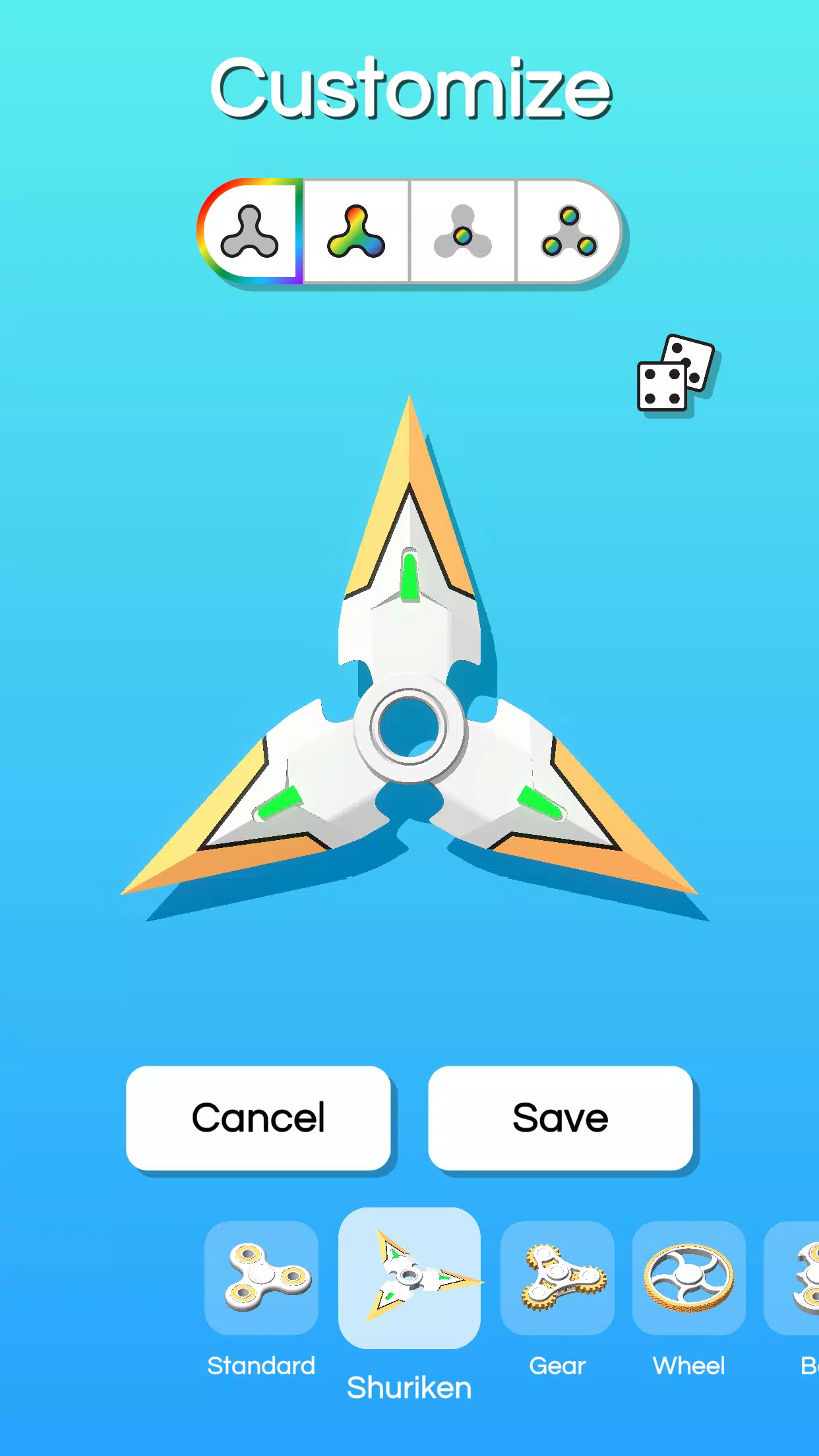 Screenshot di Fidget Spinner