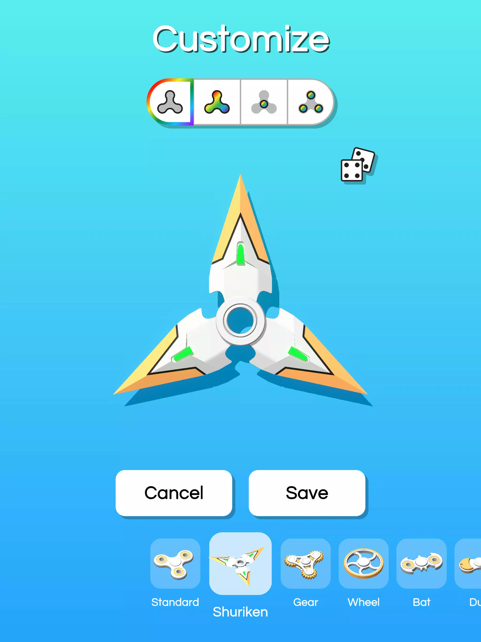 Screenshot di Fidget Spinner