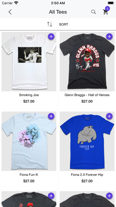 Cincy Shirts Screenshots