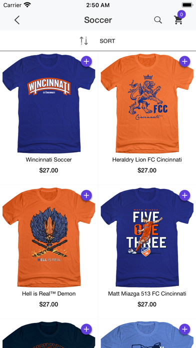Cincy Shirts Screenshots