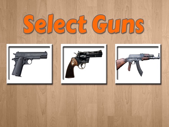 Capturas de tela do Gun sound touch iPad 