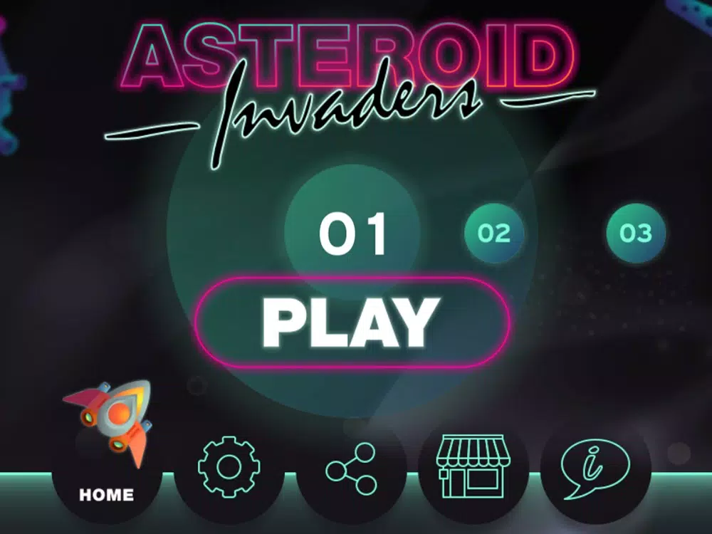 تصاویر Asteroid Invaders! iPad 