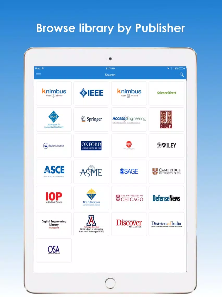 CITK eLibrary iPad Screenshots