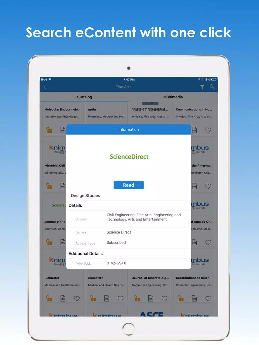 CITK eLibrary iPad Screenshots