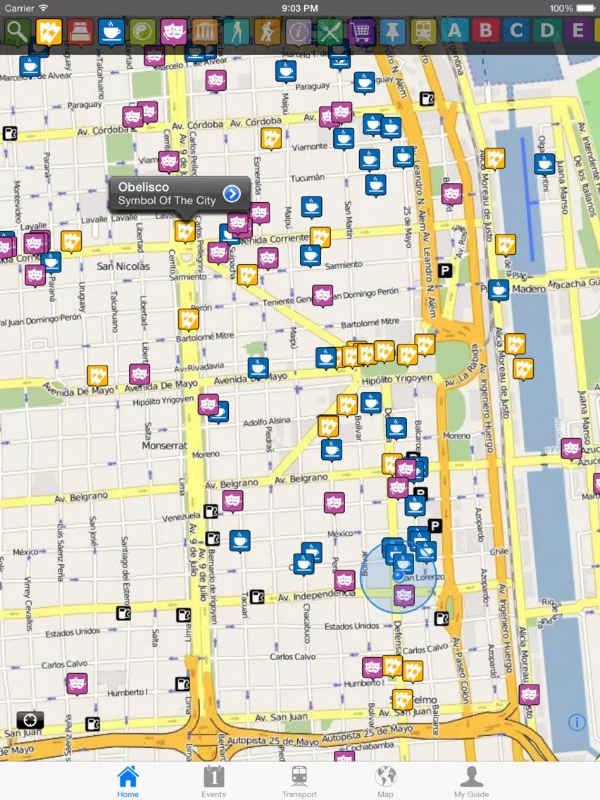 Buenos Aires Travel Guide Offline iPad 应用截图