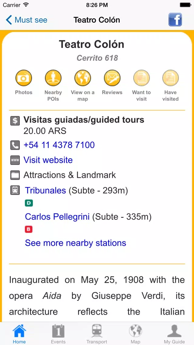 Buenos Aires Travel Guide Offline应用截图