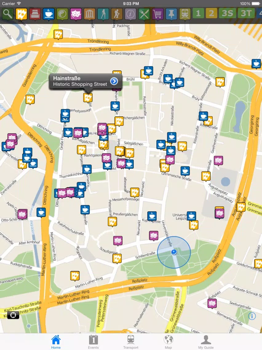 Leipzig Travel Guide Offline iPad Screenshots