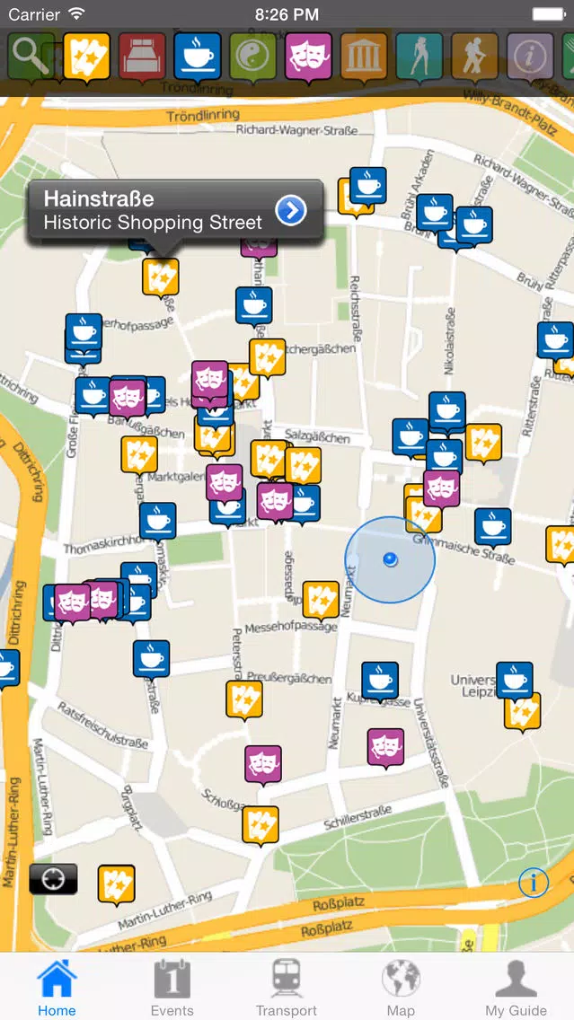 Leipzig Travel Guide Offline Screenshots