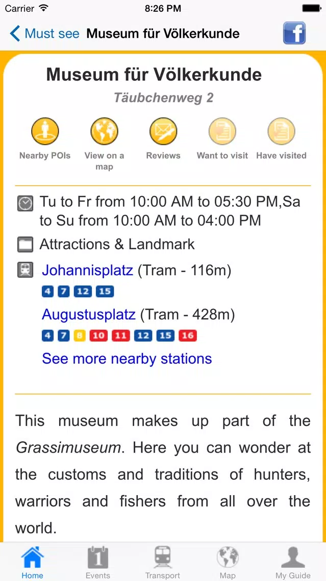 Leipzig Travel Guide Offline Screenshots