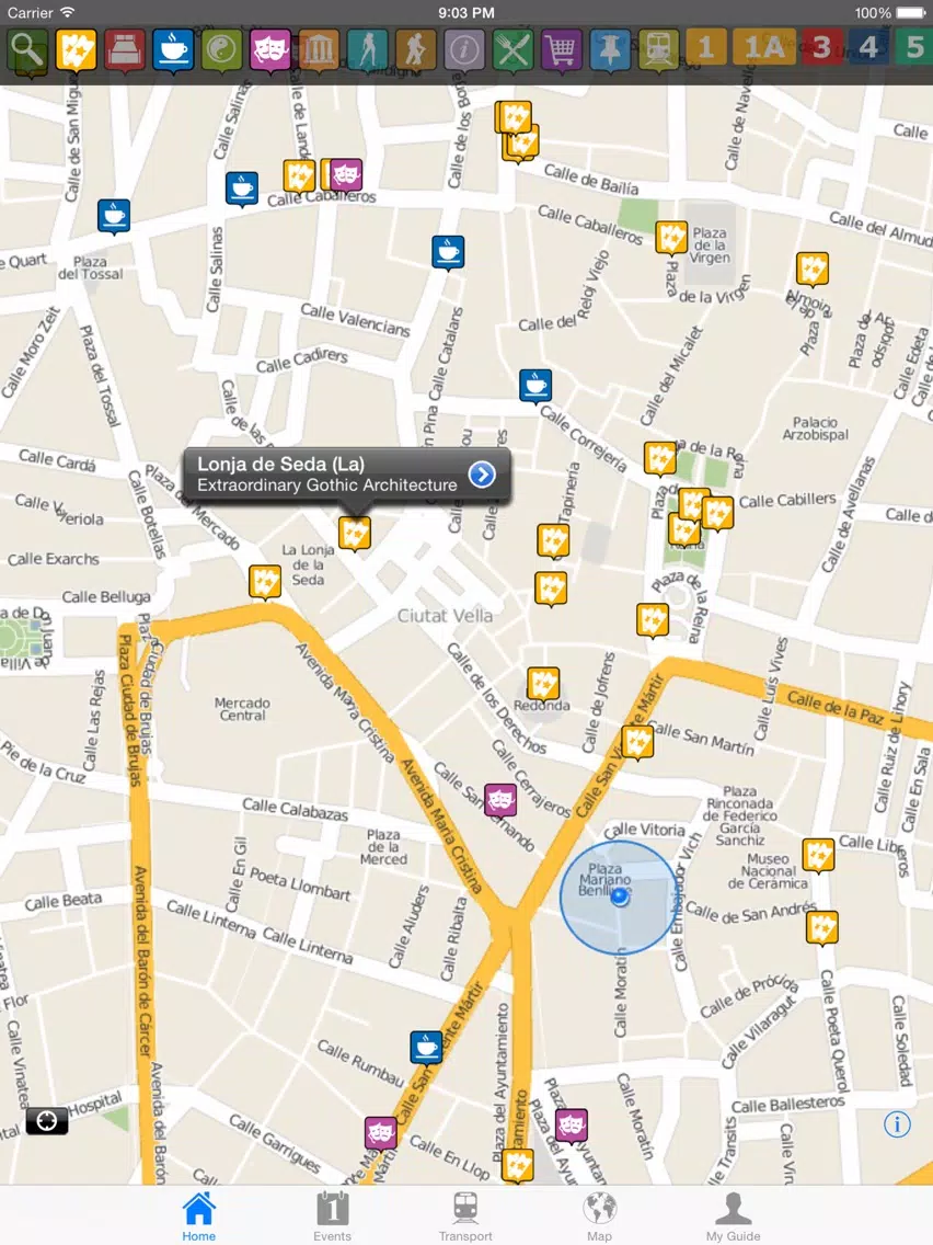 Capturas de pantalla de Valencia Travel Guide Offline iPad