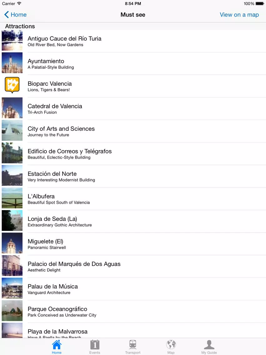 Capturas de pantalla de Valencia Travel Guide Offline iPad