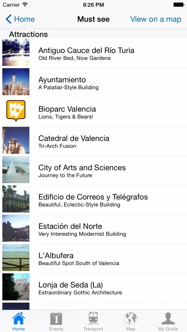 Capturas de pantalla de Valencia Travel Guide Offline