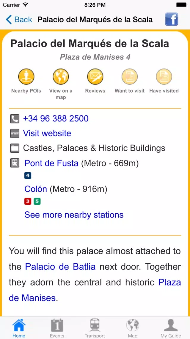 Capturas de pantalla de Valencia Travel Guide Offline