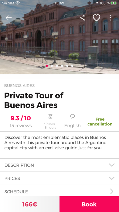 Screenshot di Buenos Aires Guide Civitatis