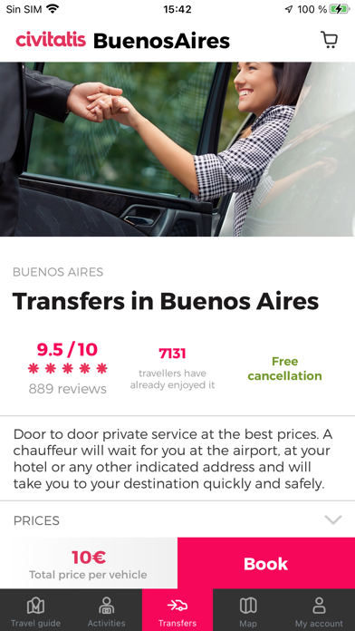 Screenshot di Buenos Aires Guide Civitatis