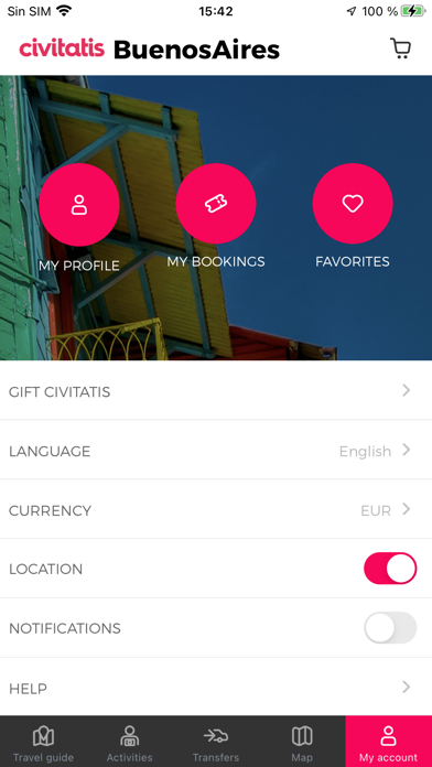 Screenshot di Buenos Aires Guide Civitatis
