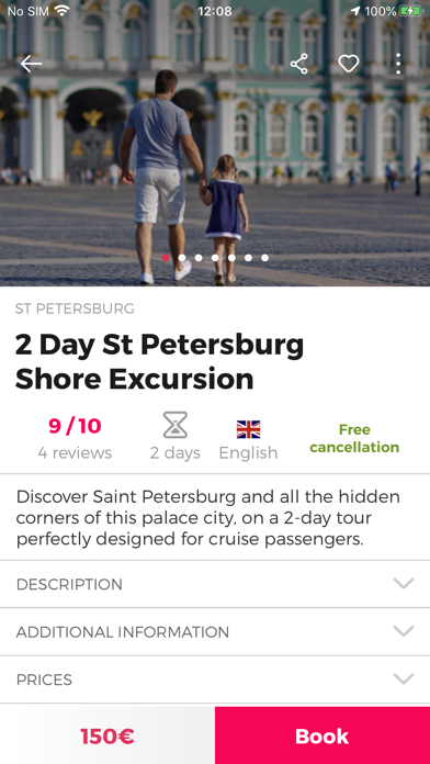 Tangkapan skrin St Petersburg Guide Civitatis