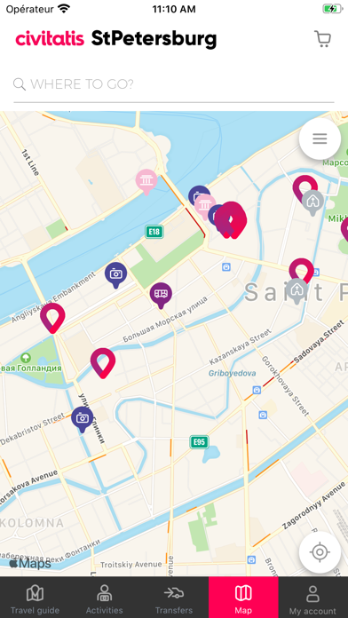 Tangkapan skrin St Petersburg Guide Civitatis