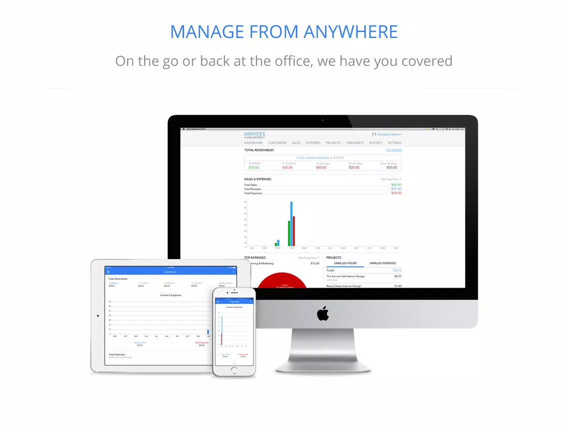 Invoice Maker Invoices Unltd iPad Screenshots