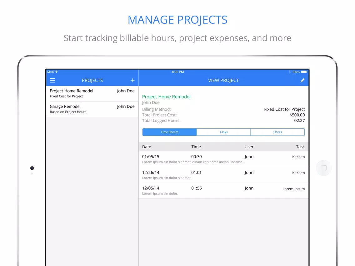Invoice Maker Invoices Unltd iPad Screenshots