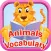 Animals Vocab Alphabet Flashcards for Preschool