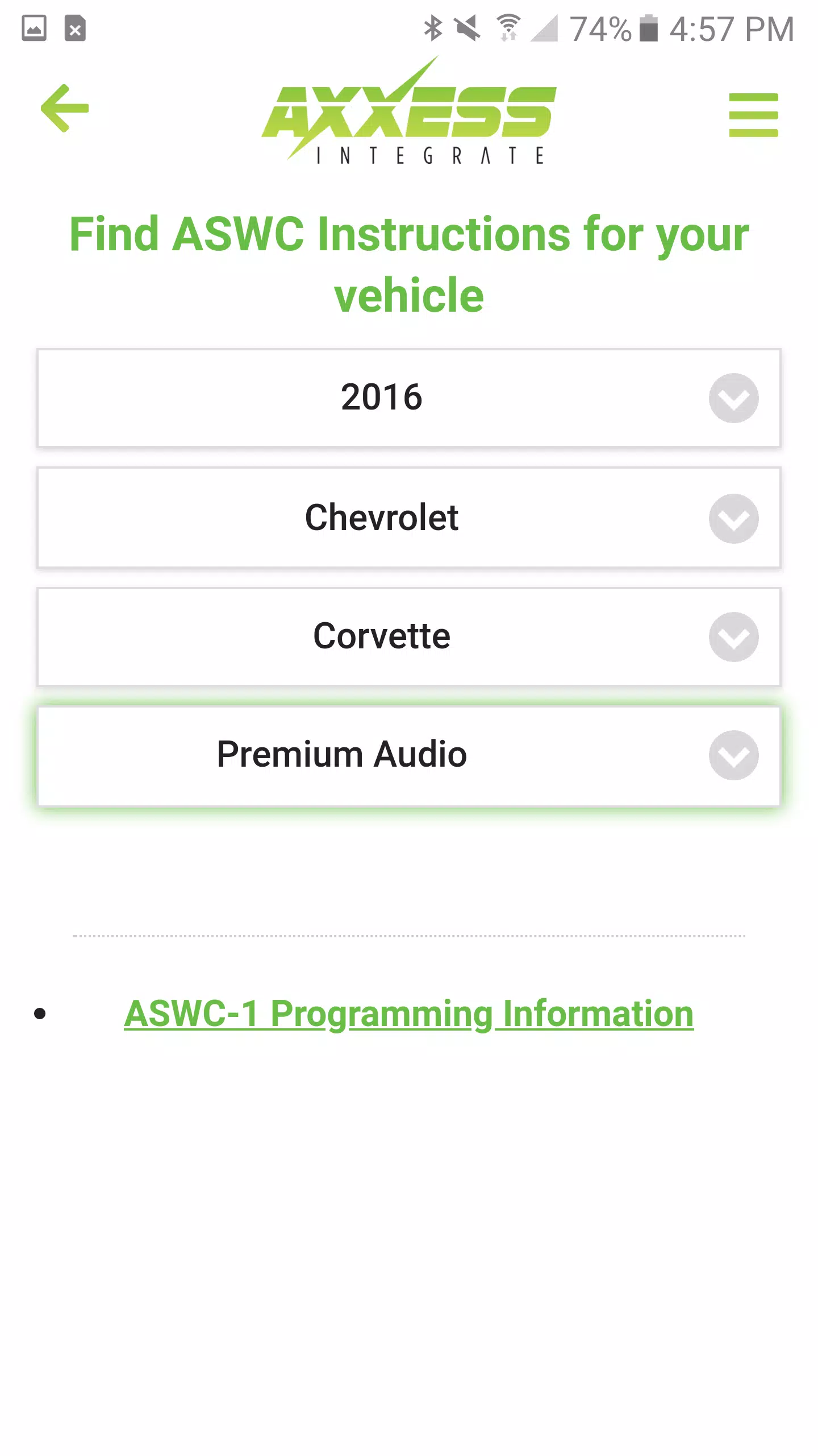 Axxess Updater Screenshots