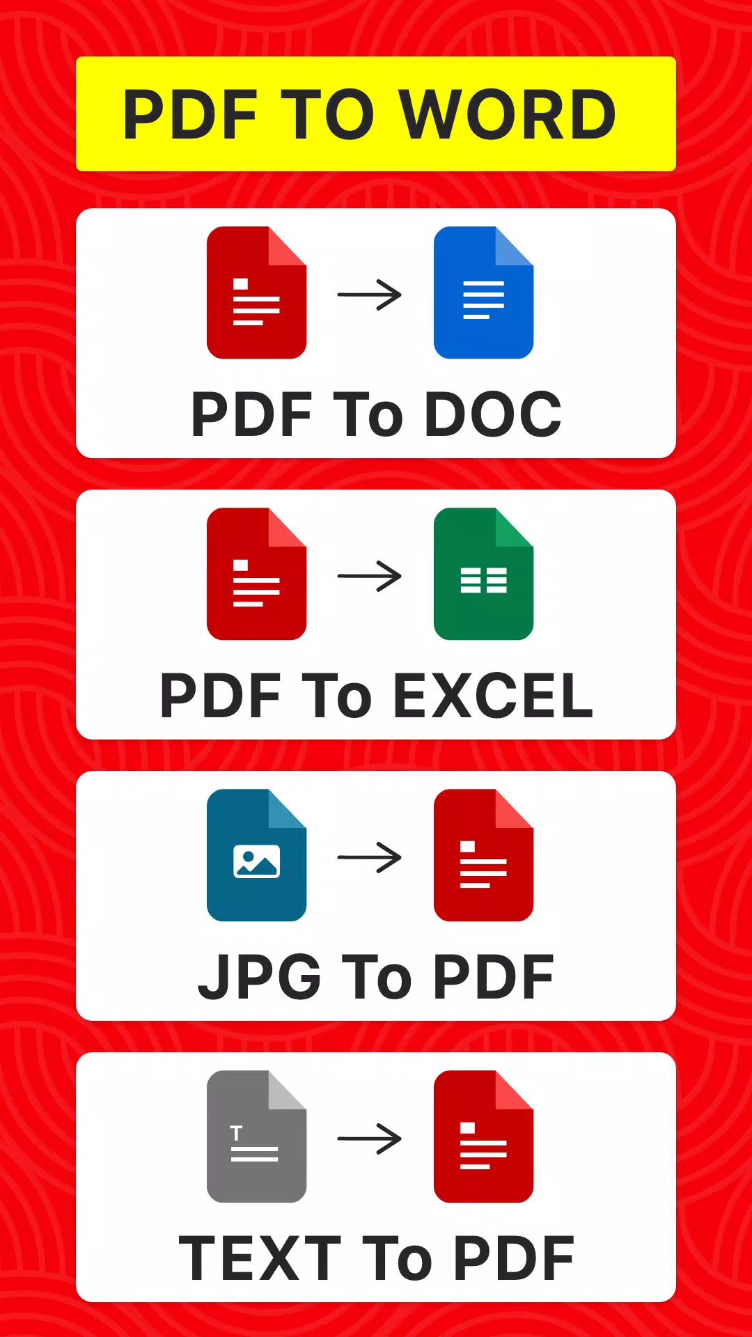 PDF to Word: Convert to PDF Screenshots
