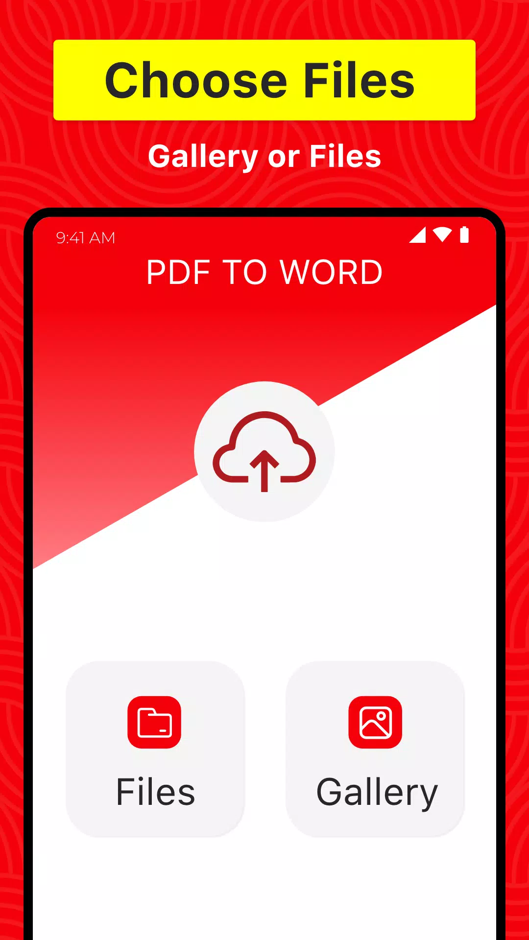 PDF to Word: Convert to PDF Screenshots