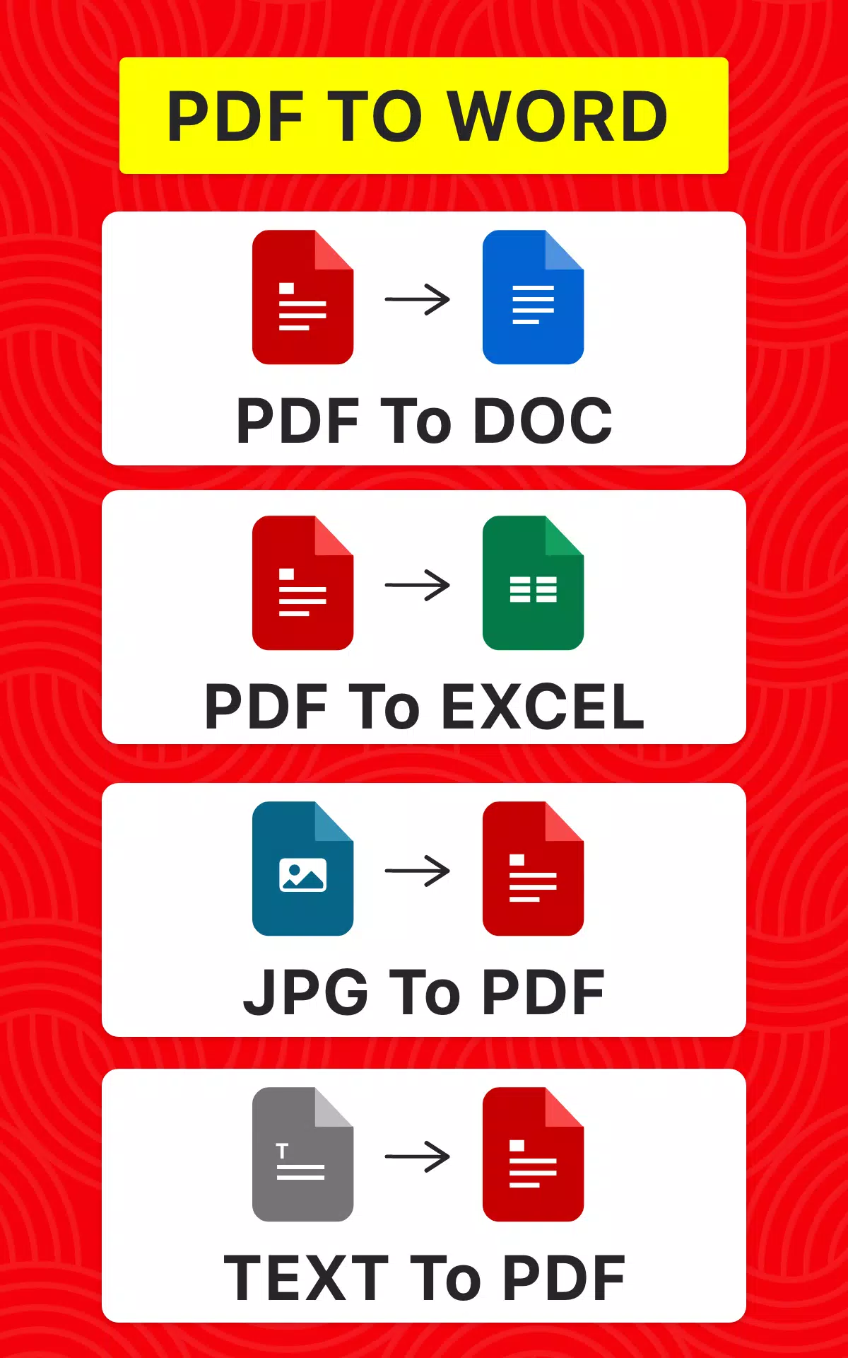 PDF to Word: Convert to PDF Screenshots