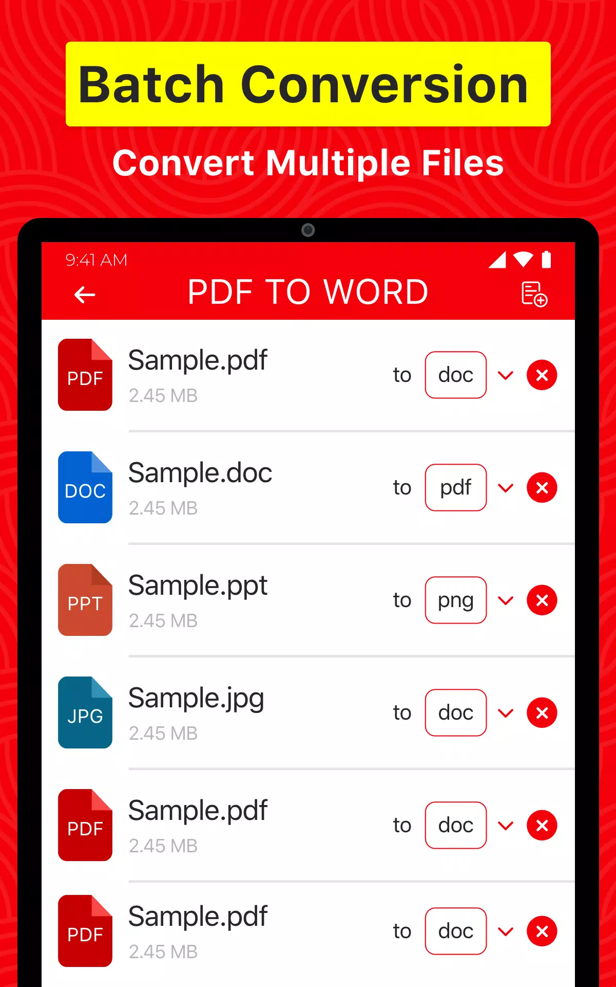 PDF to Word: Convert to PDF Screenshots