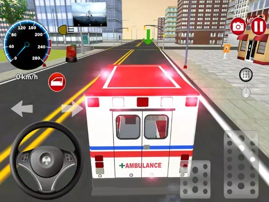 American Ambulance Driving iPad Screenshots
