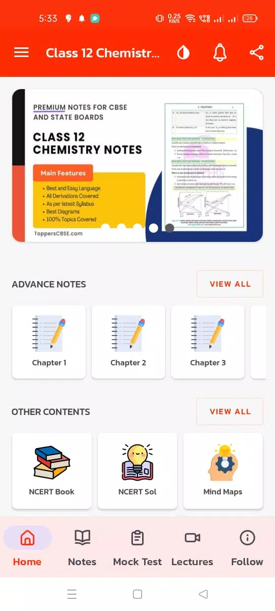Class 12 Chemistry Notes Ekran Görüntüleri